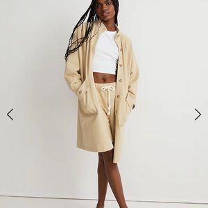 Madewell Structured Terry Longline Coat